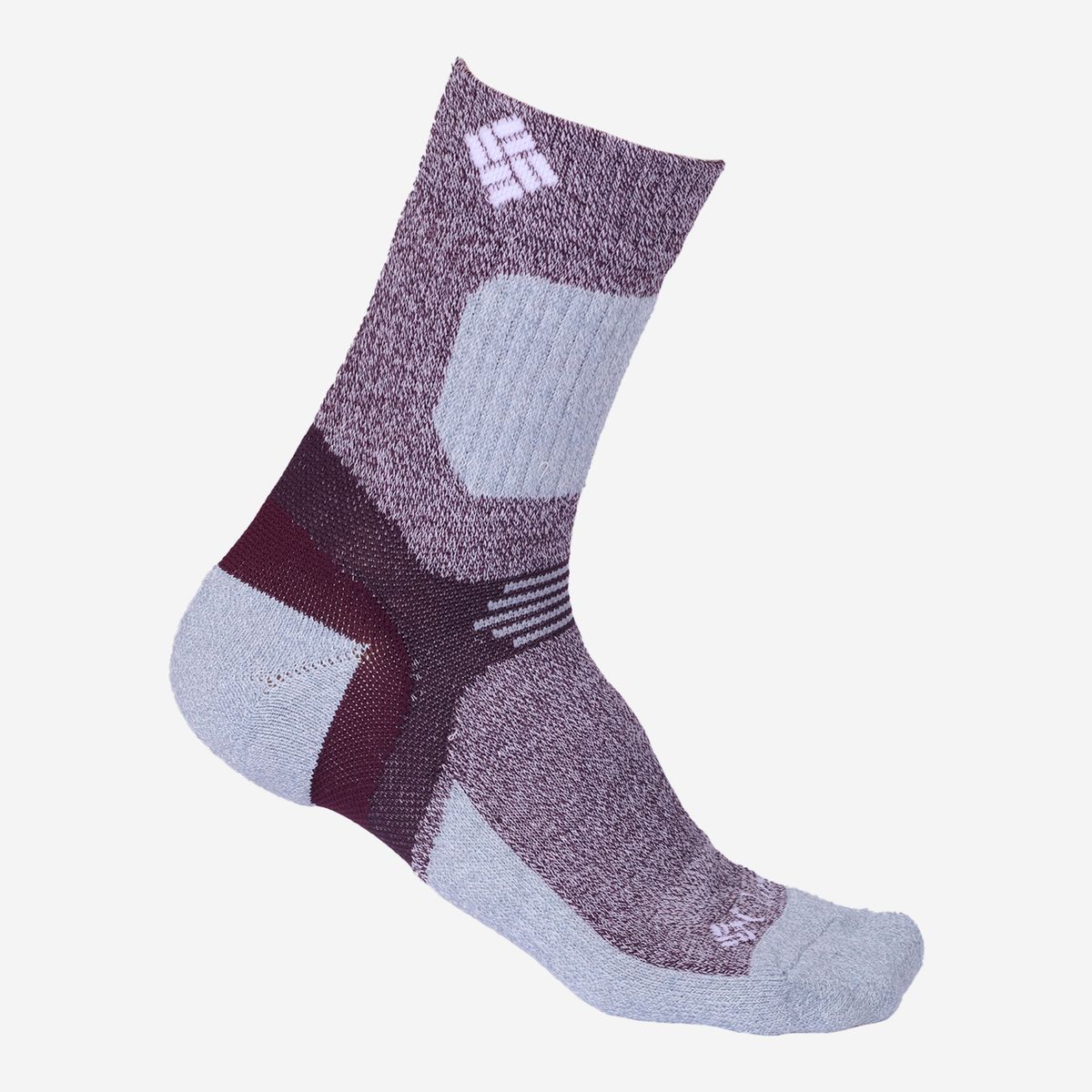 COLUMBIA - Medias Columbia Unisex Crop Hike Crew Moradas COLUMBIA