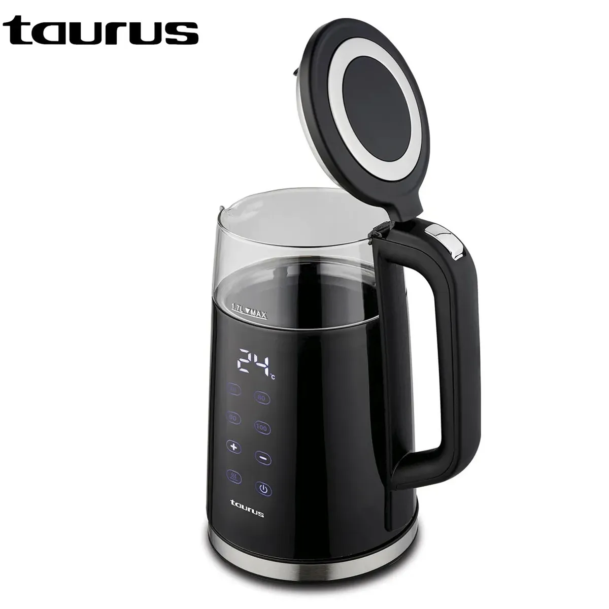 TAURUS - Hervidor Digital 1.7 L. Mod. Neoglass Taurus
