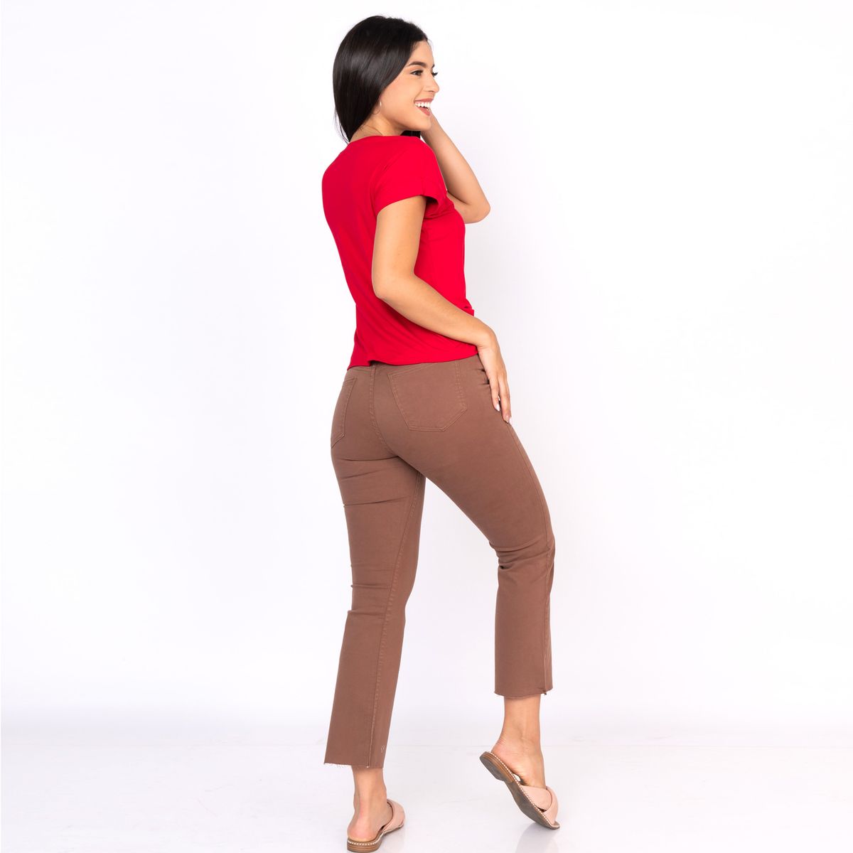 JAROLA - Pantalón Cropped Flare Jarola Fernanda