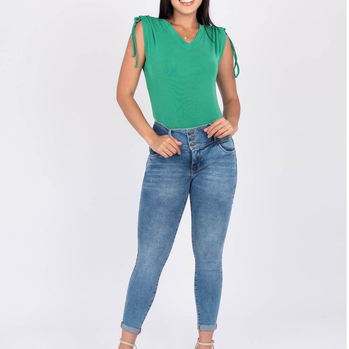 JAROLA - Pantalón Denim Pitillo Jarola Katherine