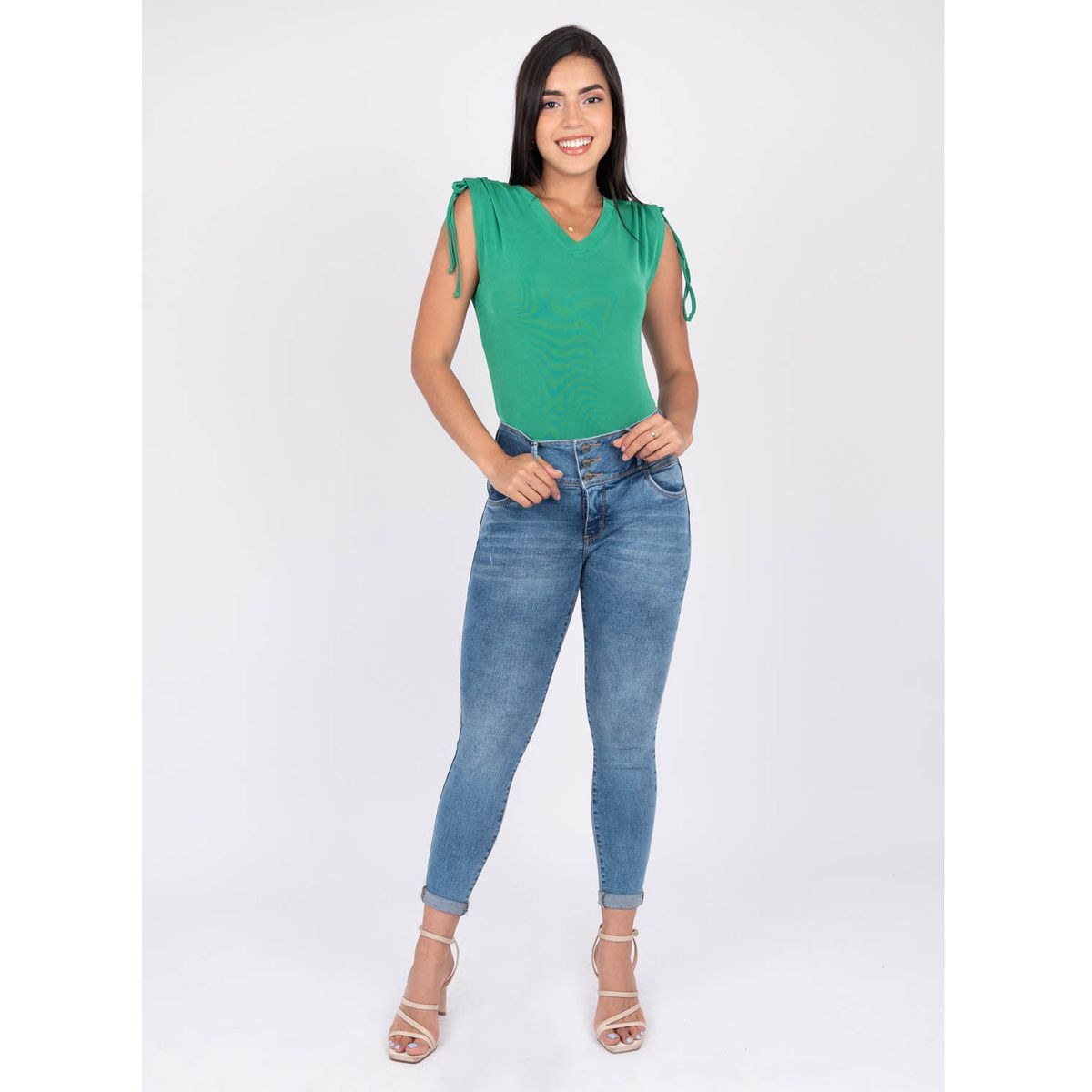 JAROLA - Pantalón Denim Pitillo Jarola Katherine