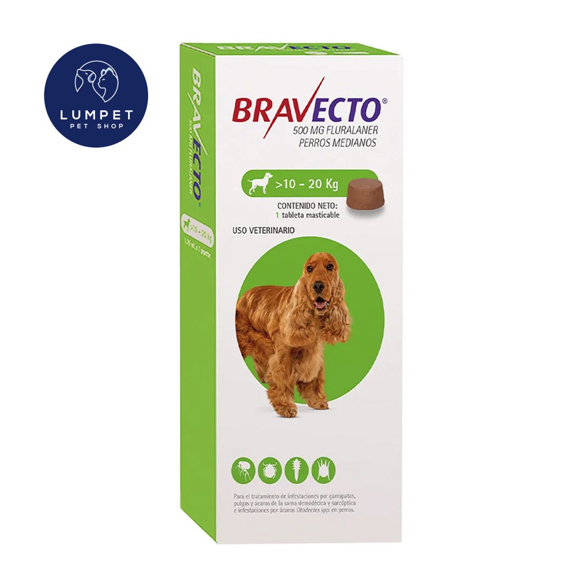 BRAVECTO - Bravecto 10 - 20 kg 500 mg