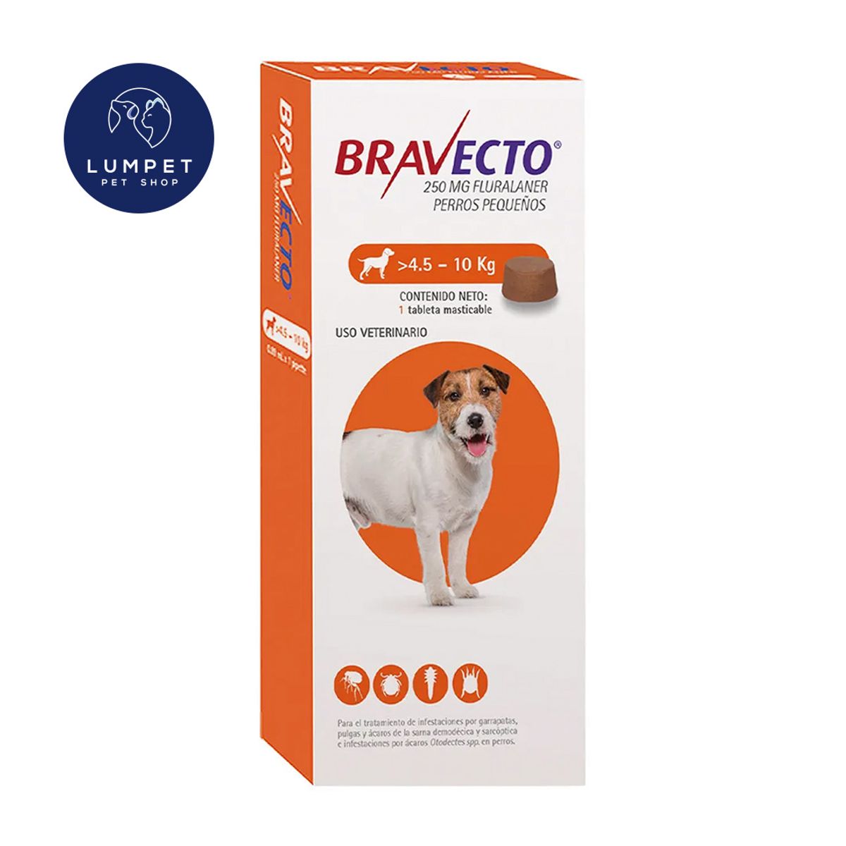BRAVECTO - Bravecto 4,5 - 10 kg 250 mg