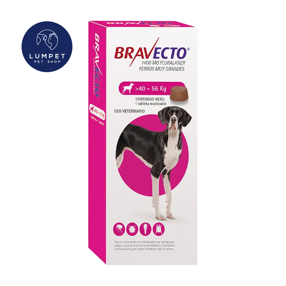 BRAVECTO - Bravecto 40 - 56 kg 1400 mg