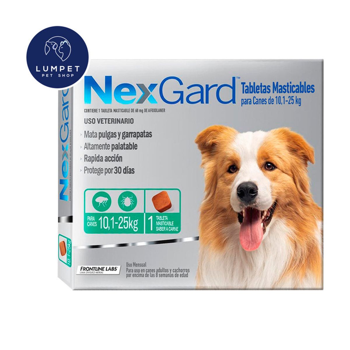 NEXGARD - Nexgard 10,1 - 25 kg 68 mg X1 Tableta