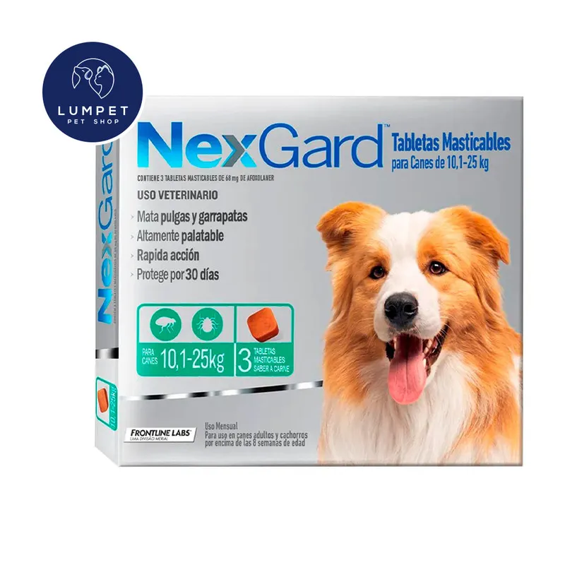 NEXGARD - Nexgard 10,1 - 25 kg X3 Tabletas