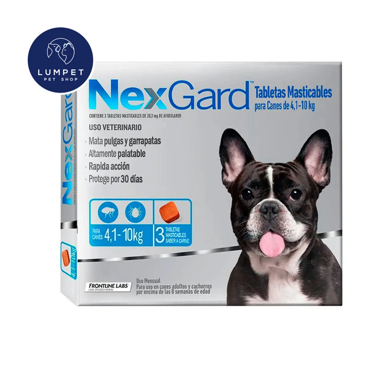 NEXGARD - Nexgard 4,1 - 10 kg X3 Tabletas