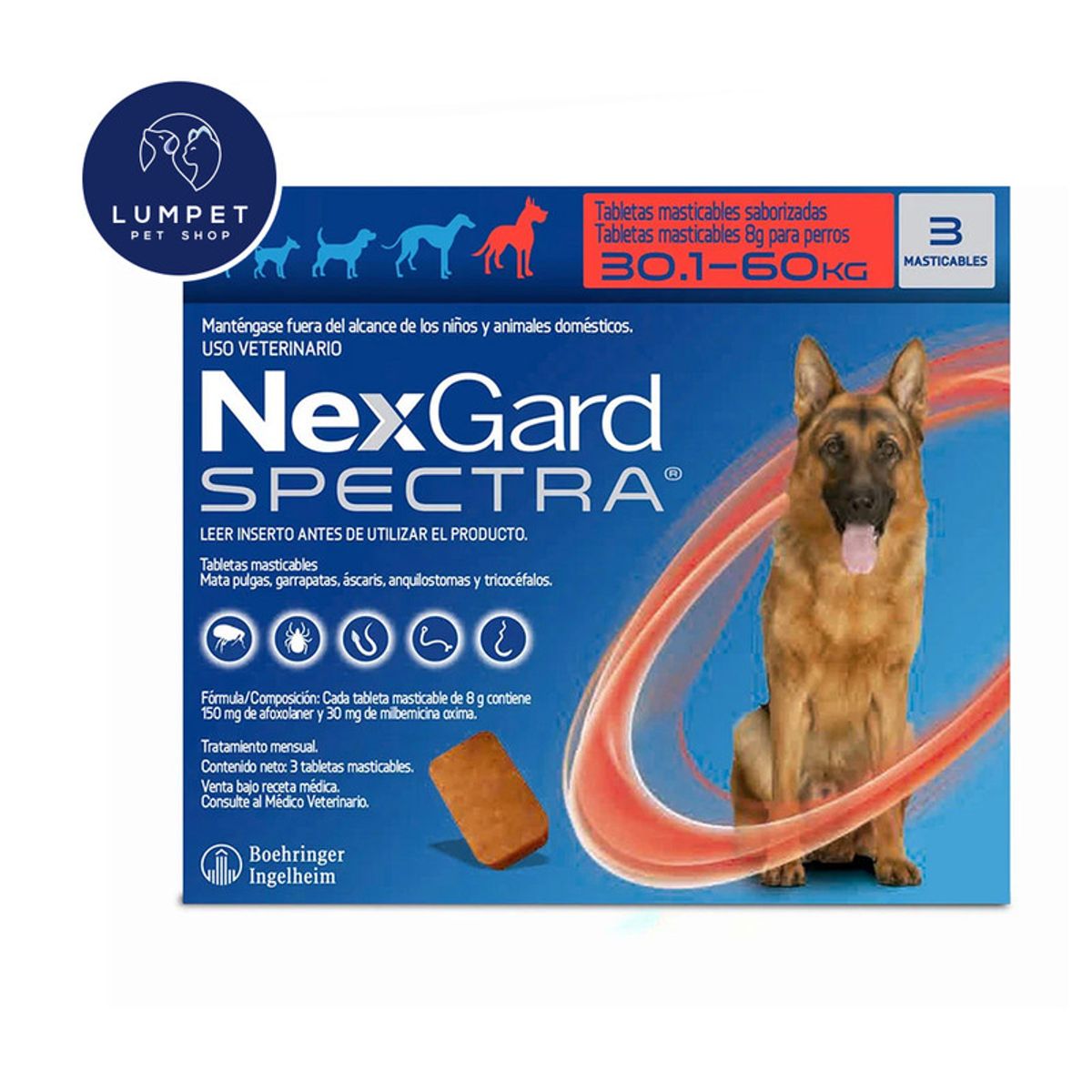 NEXGARD - Nexgard Spectra 30 - 60 kg X3 Tabletas