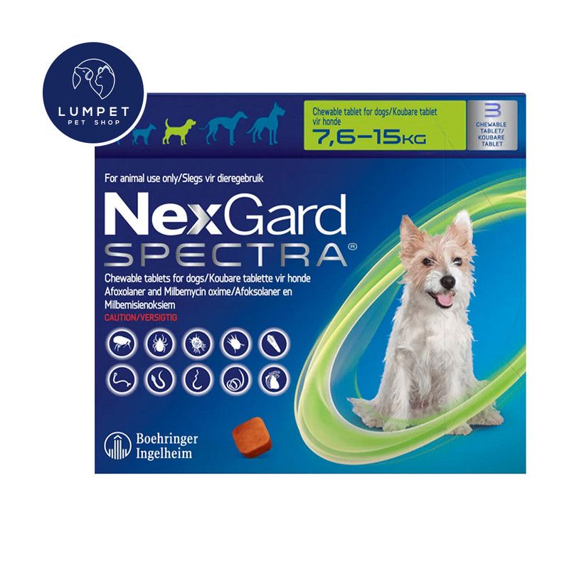NEXGARD - Nexgard Spectra 7,6 - 15 kg X3 Tabletas