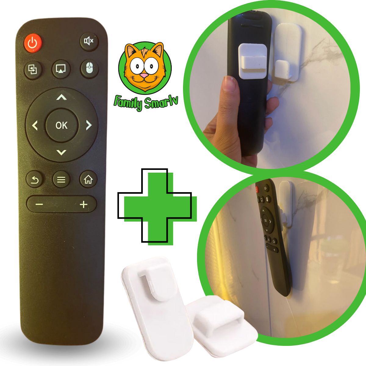 GENERICO - Control Remoto para Proyector Portátil para HY300 HY320 + Soporte