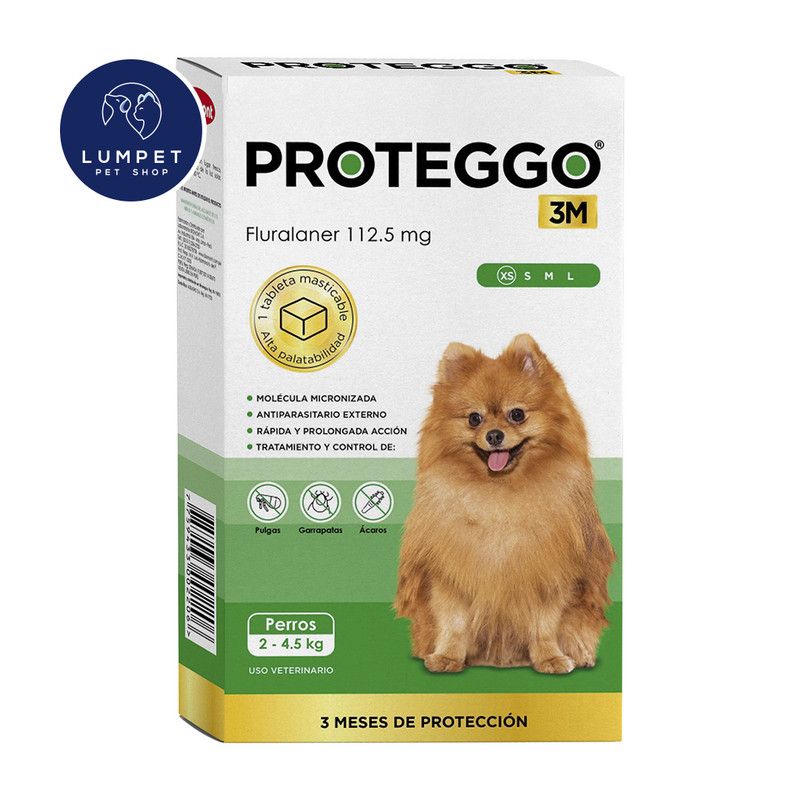PROTEGGO - Proteggo 3M 2 kg - 4,5 kg 112,5 mg X1 Tableta