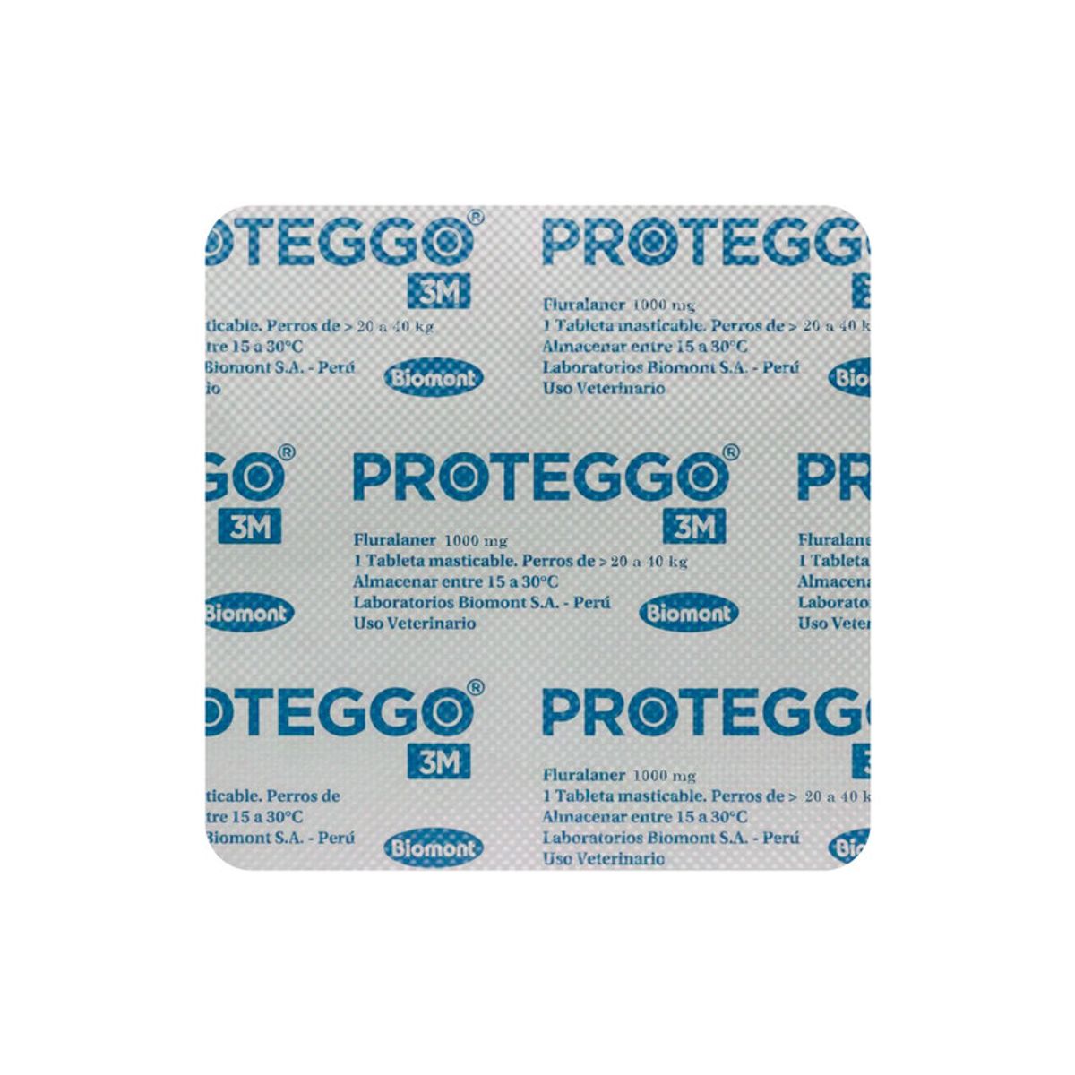 PROTEGGO - Proteggo 3M 20 kg - 40 kg 1000 mg X1 Tableta