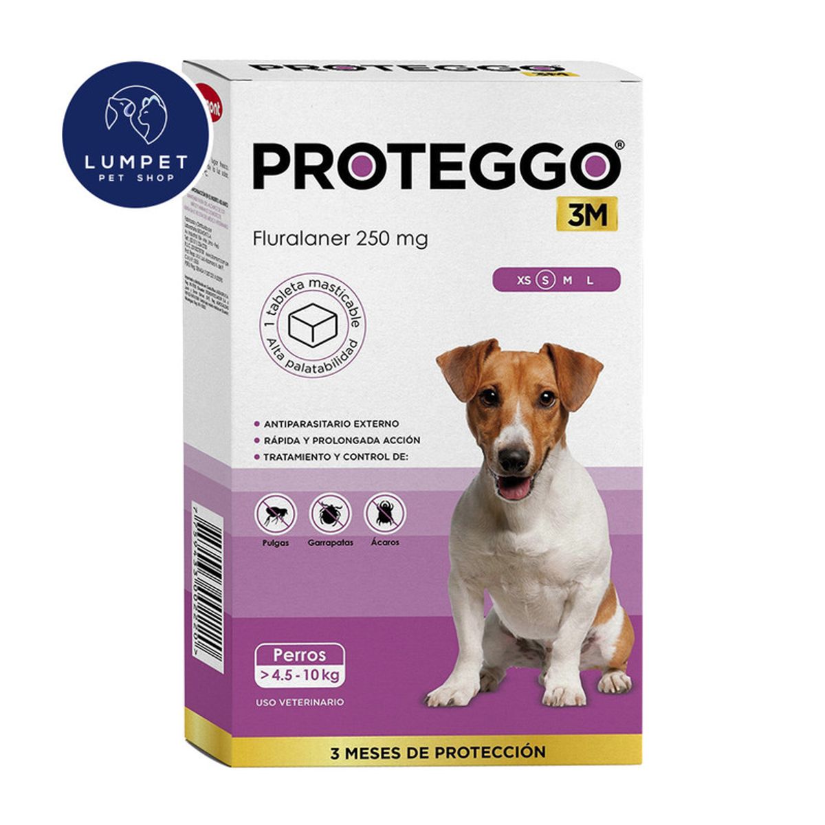 PROTEGGO - Proteggo 3M 4,5 kg - 10 kg 250 mg X1 Tableta