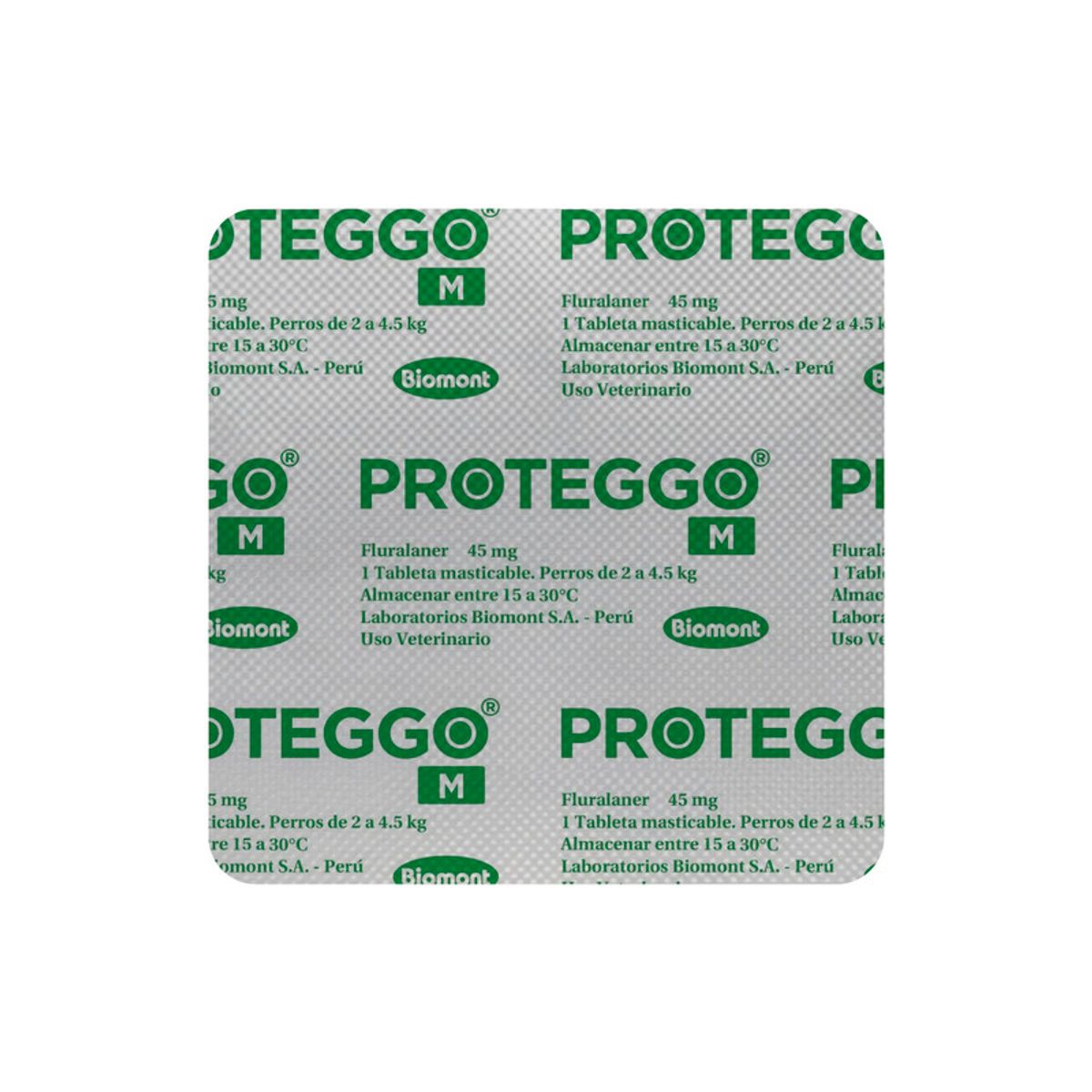 PROTEGGO - Proteggo M 2 kg - 4,5 kg 45 mg X1 Tableta