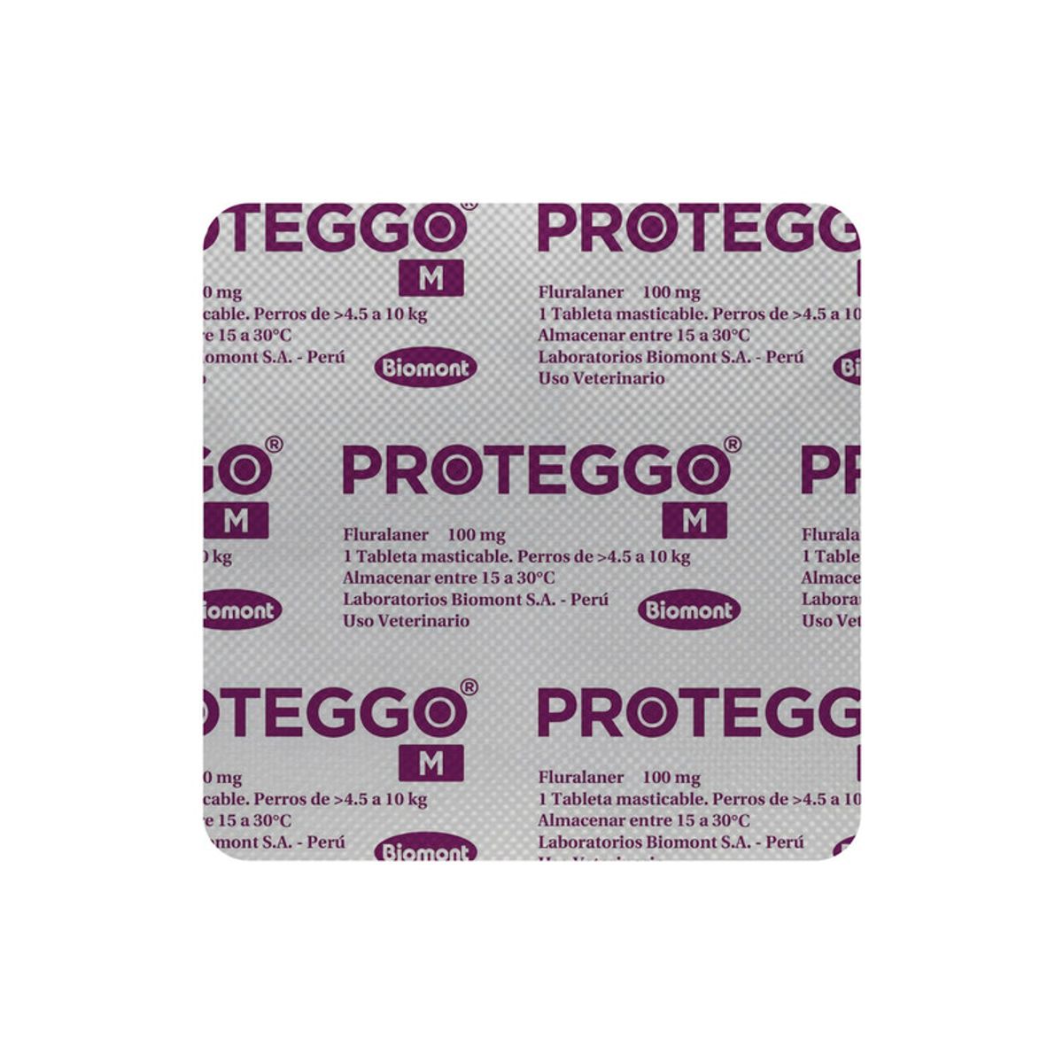 PROTEGGO - Proteggo M 4,5 kg - 10 kg 100 mg X1 Tableta