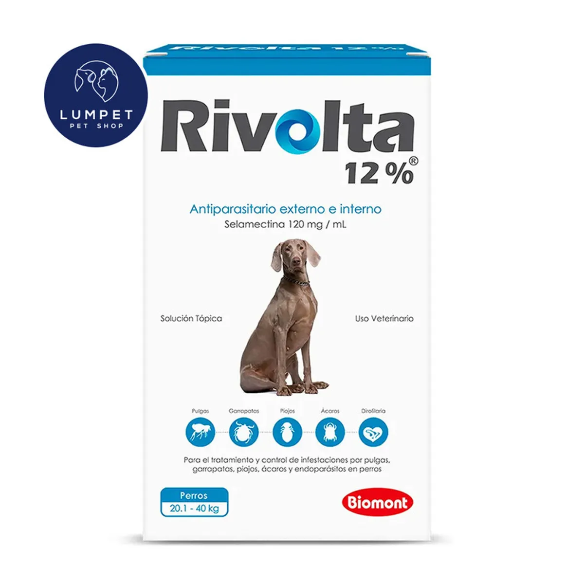 RIVOLTA - Rivolta 12% 20 kg - 40 kg 2 ml
