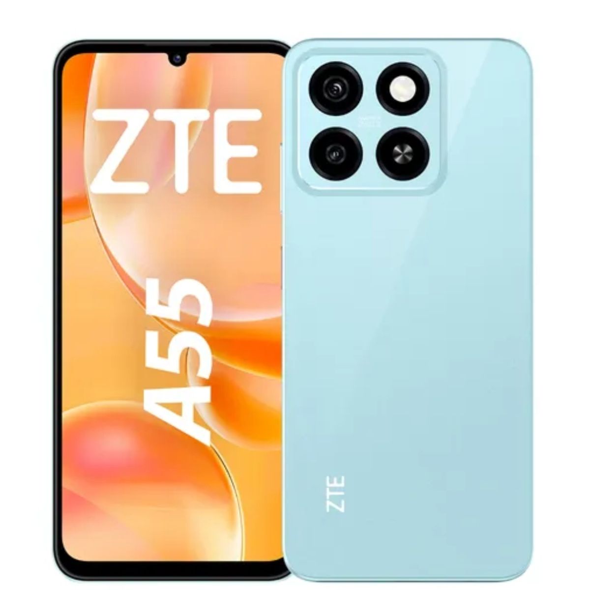 ZTE - Celular ZTE A55 128GB 4GB RAM 675 HD+ Azul