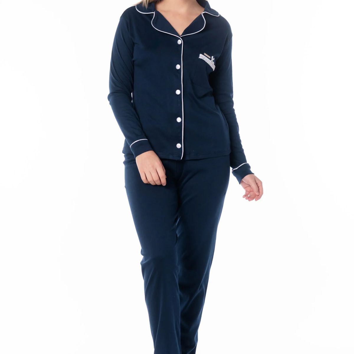 VELA WHITE - Conjunto Blue camisa con pantalón