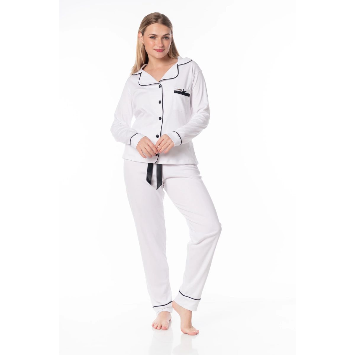 VELA WHITE - Conjunto Sofía camisa con pantalón