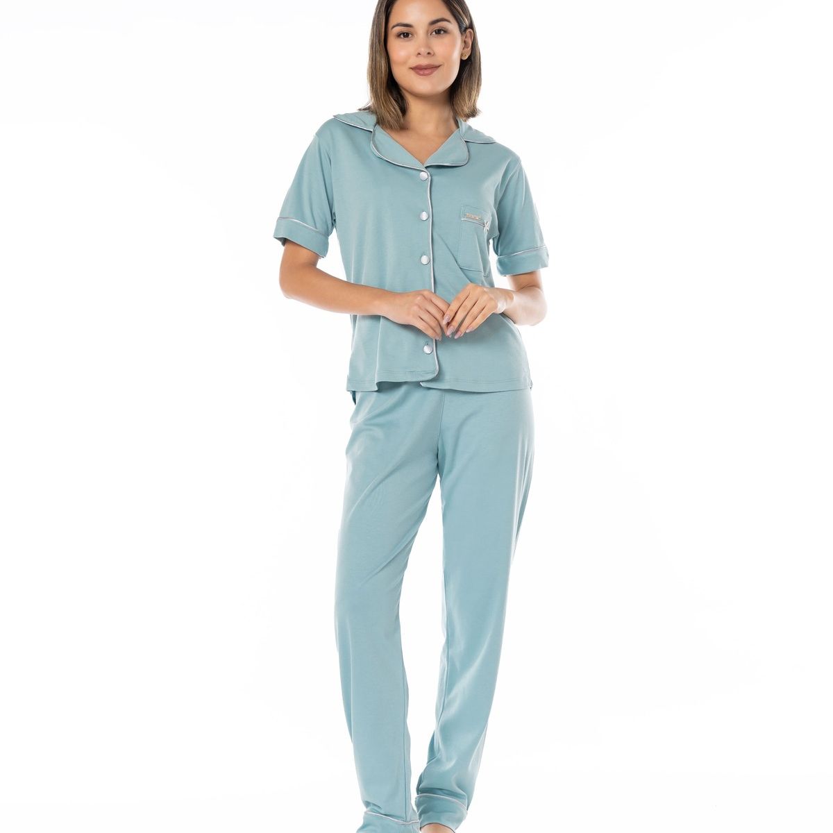 VELA WHITE - Agatha Jade camisa con pantalón