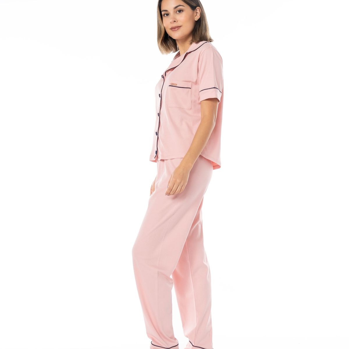 VELA WHITE - Agatha Rosa camisa con pantalón
