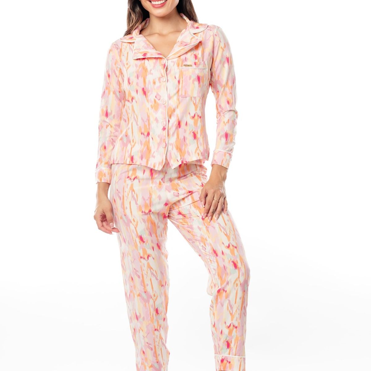 VELA WHITE - Fiorella camisa con pantalón