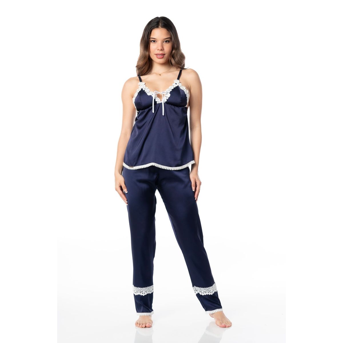 VELA WHITE - Valeria top con pantalón