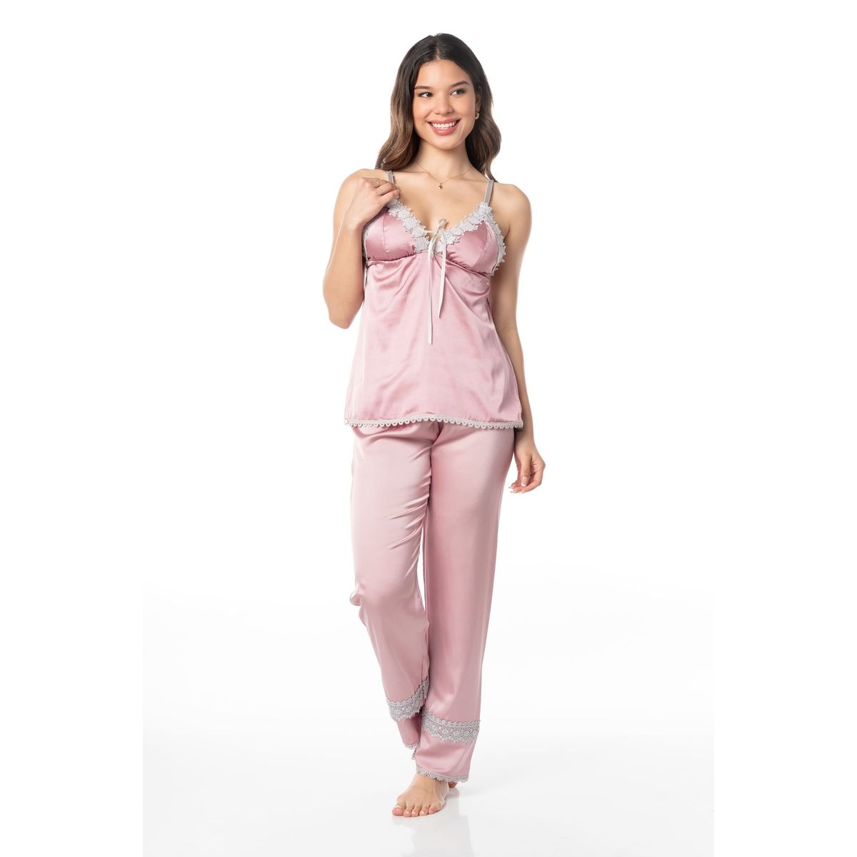 VELA WHITE - Brunella top con pantalón