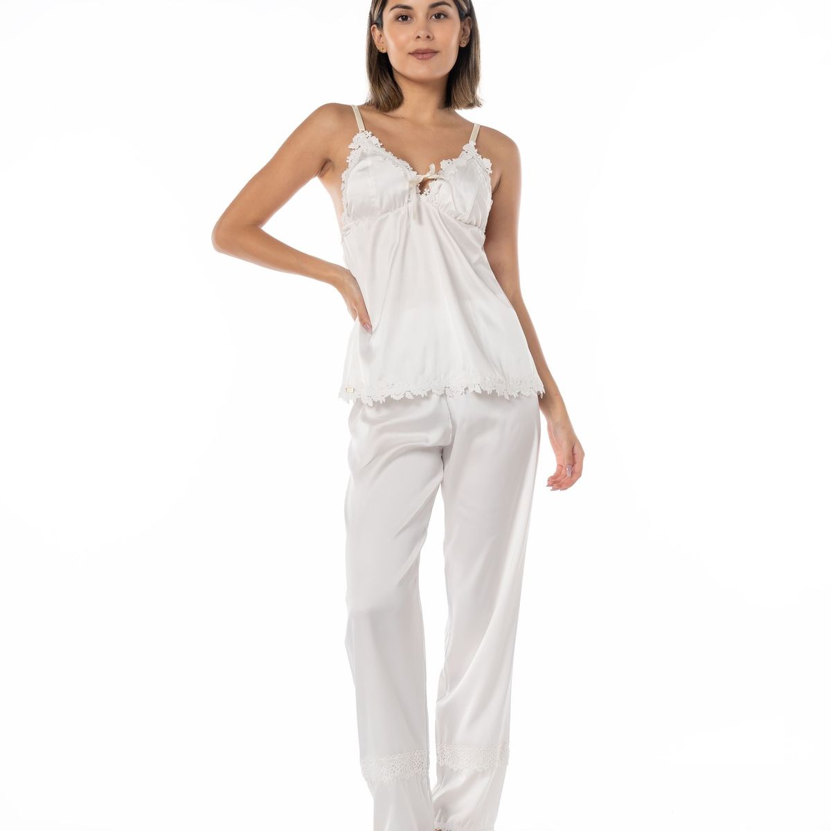 VELA WHITE - Natalie top con pantalón