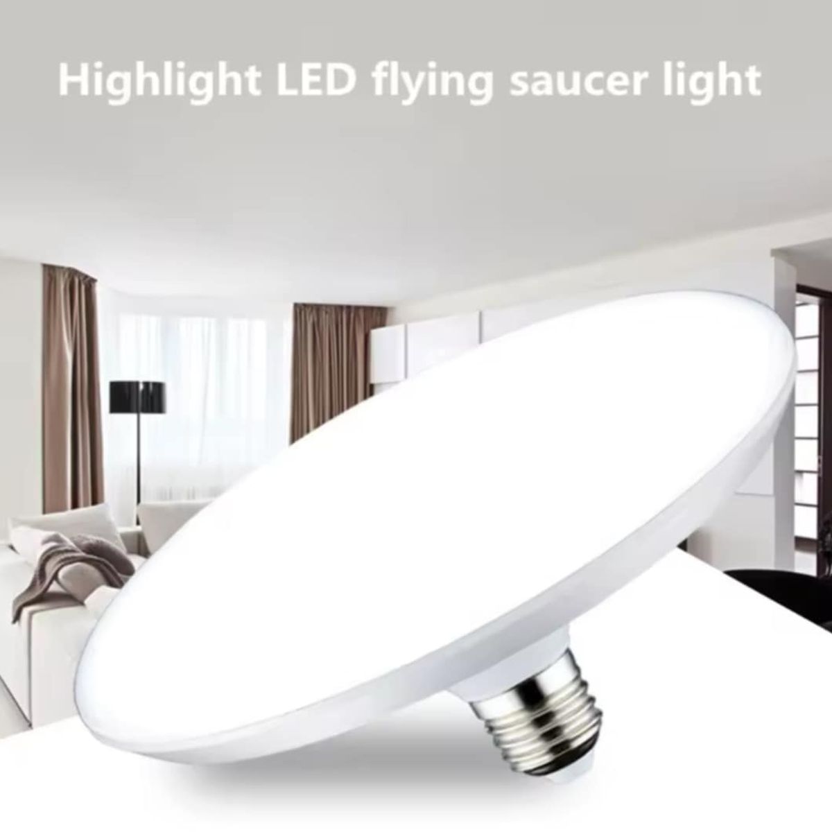 GENERICO - Foco LED Ufo 60W Luz Potente Eficiente para Hogar Casa Negocio Taller