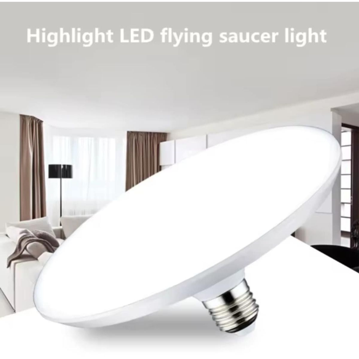GENERICO - Foco LED Ufo 60W Luz Potente Eficiente para Hogar Casa Negocio Taller