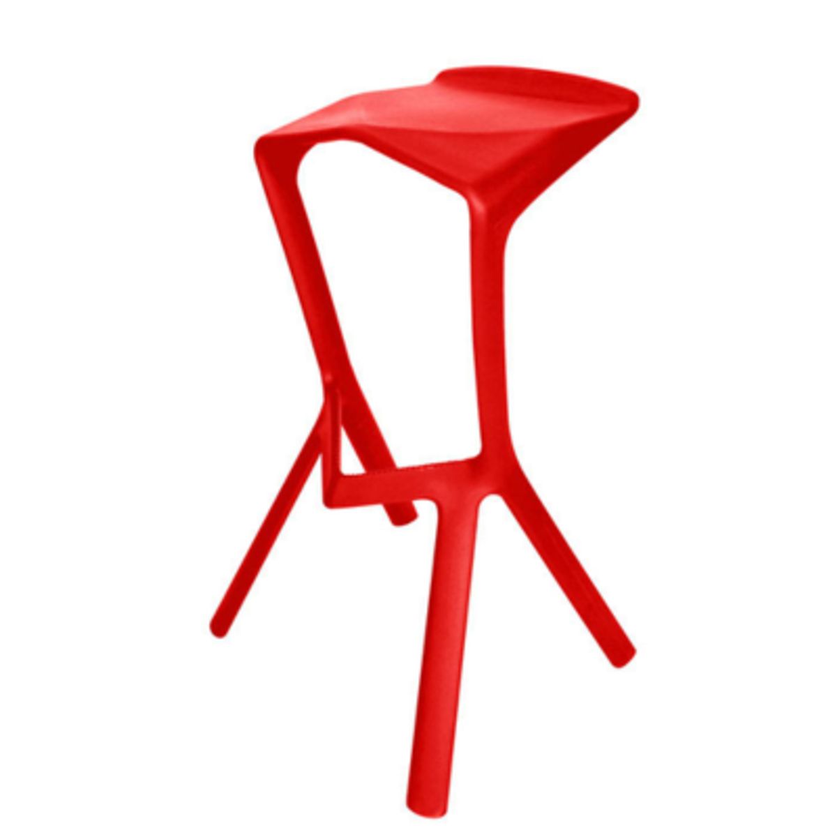 GENERICO - Banco Bar  Modelo Roma Color Rojo