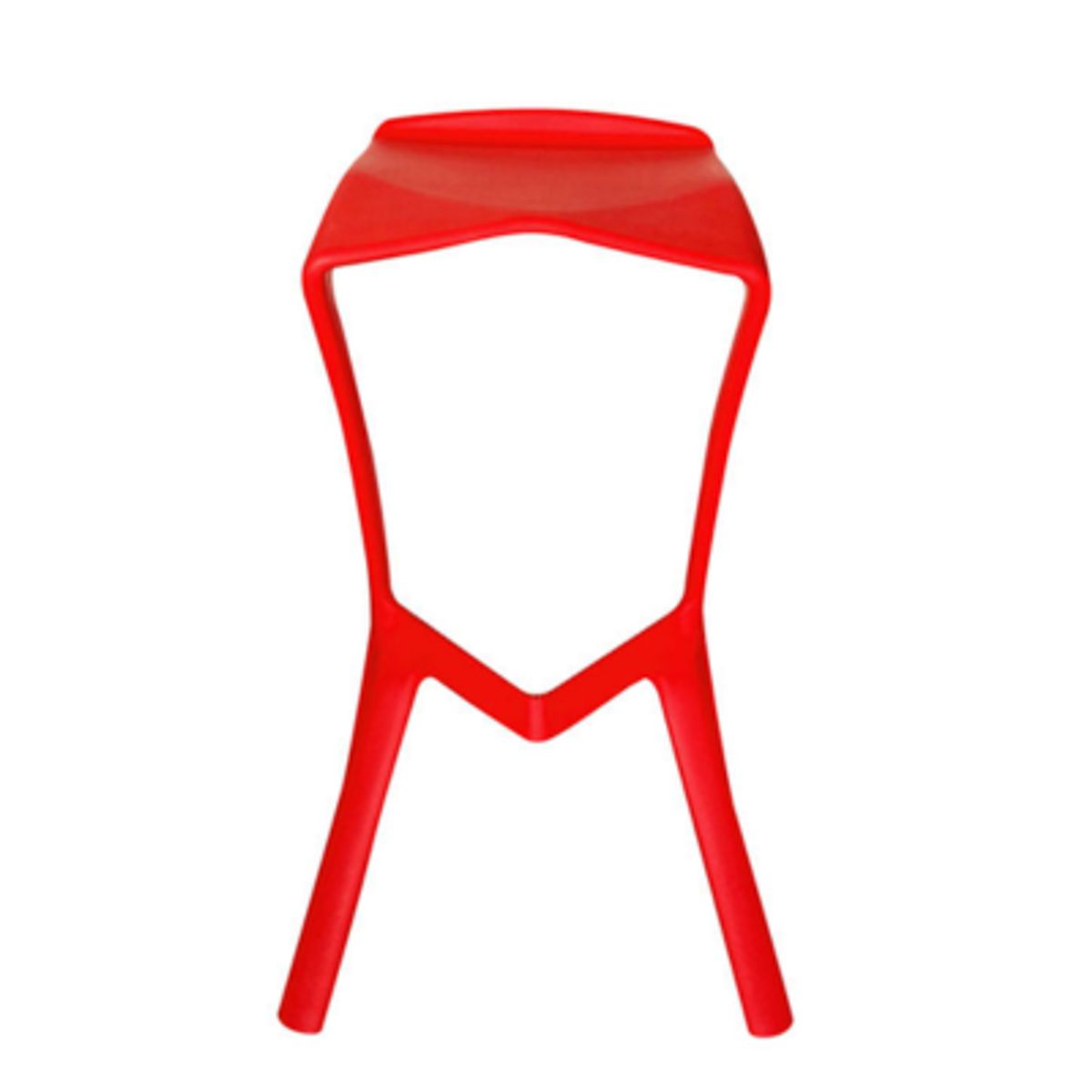 GENERICO - Banco Bar  Modelo Roma Color Rojo