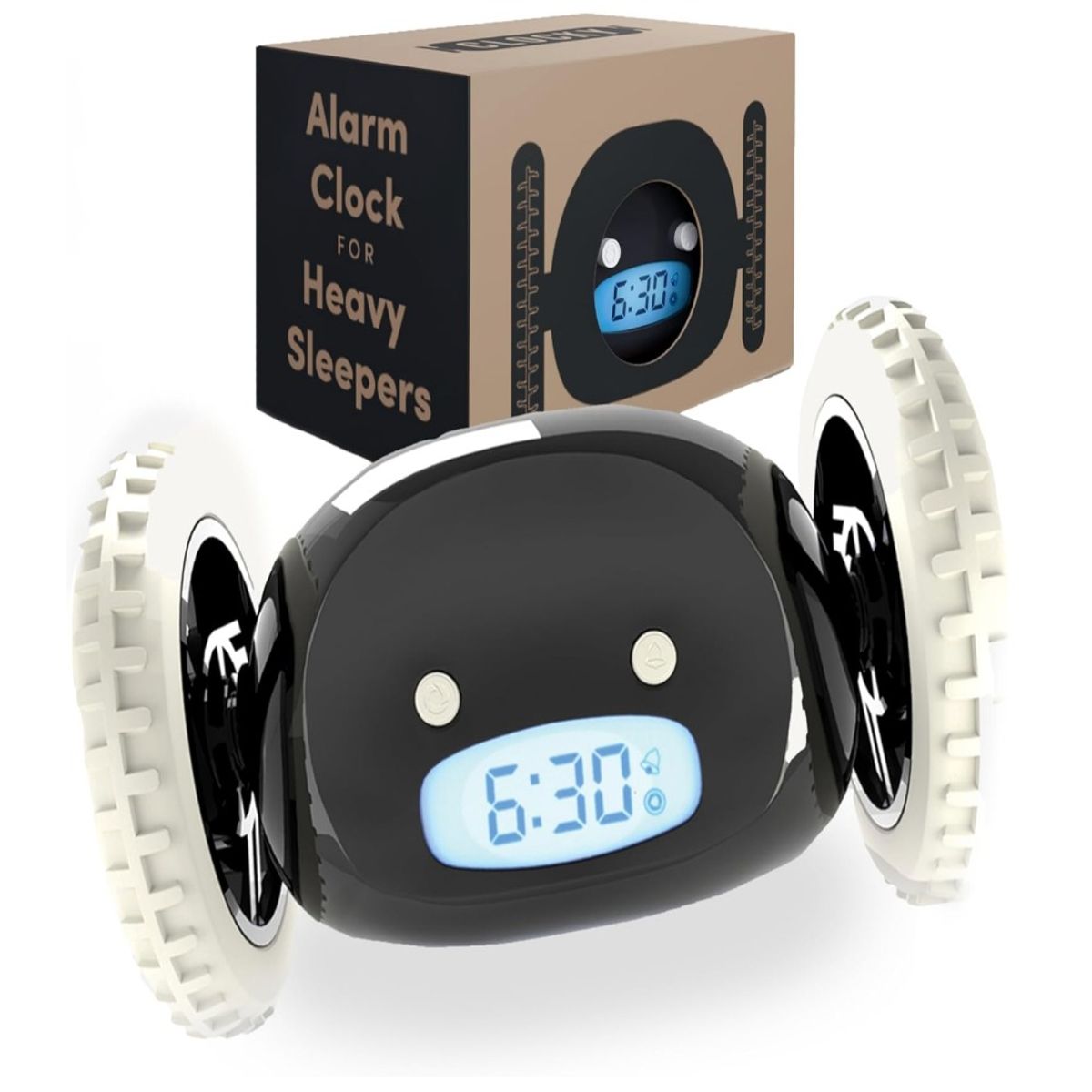 GENERICO - Despertador sobre ruedas Clocky útil para cualquier lugar