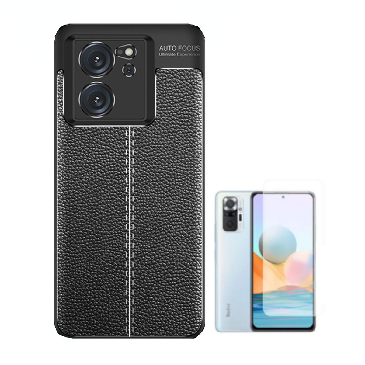 CARBONELL - CASE CARBONO AUTOFOCUS XIAOMI MI 13T Y 13T PRO Y VIDRIO