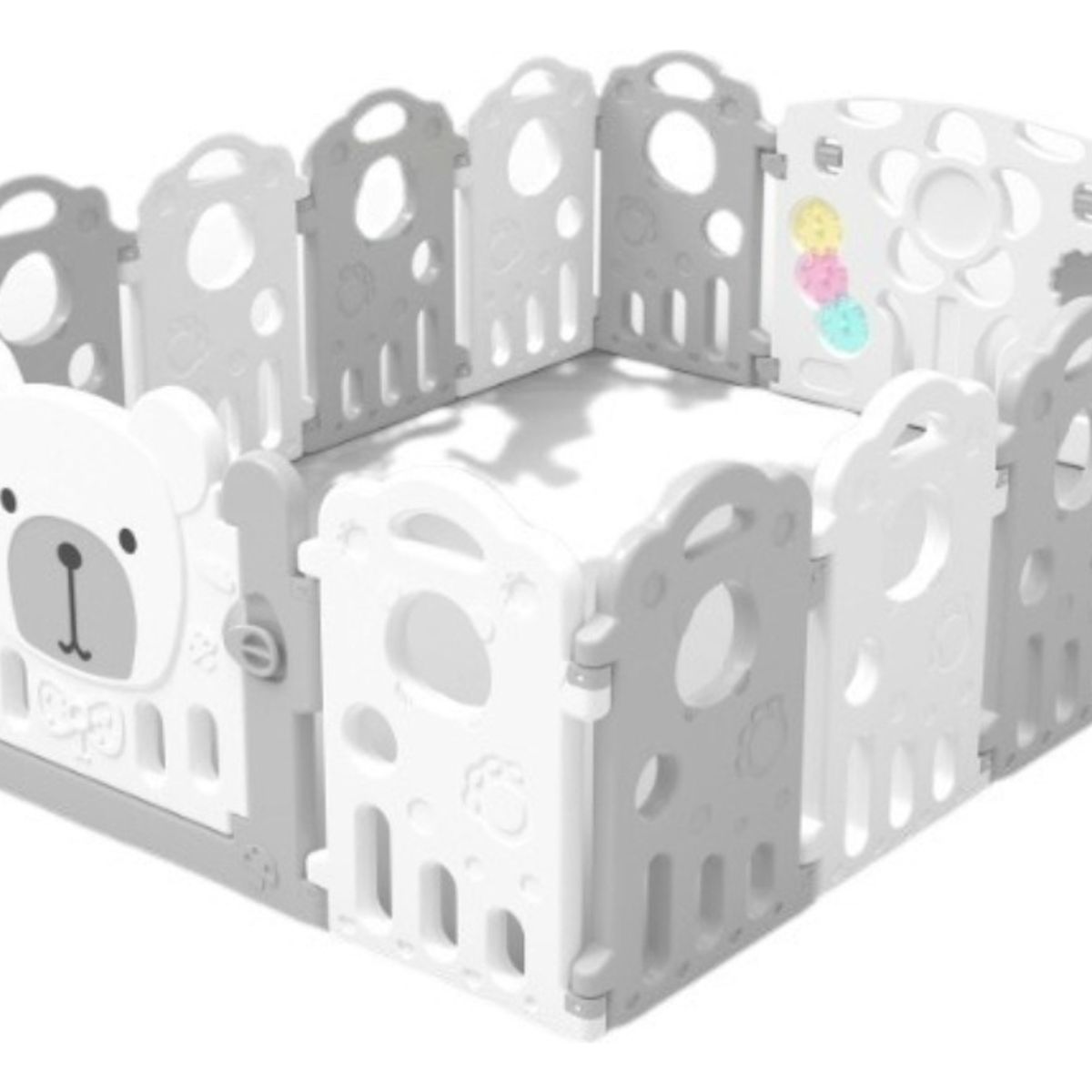 BLLOQ - Corral Para Bebé Plegable Armable Paneles Seguridad Portátil