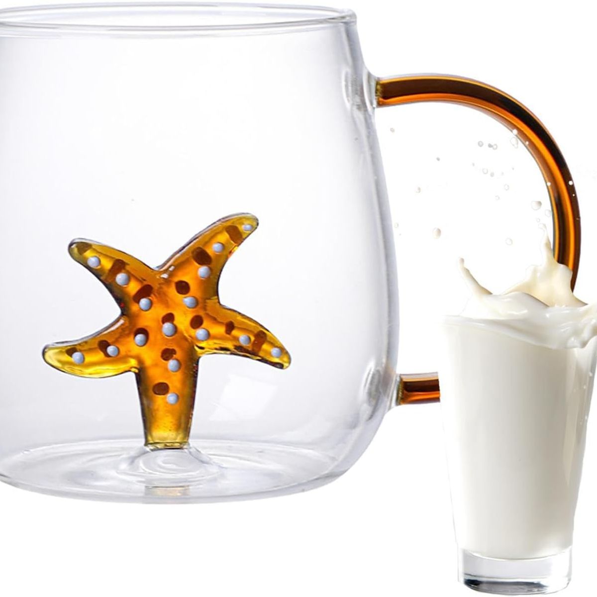 Figura dibujos animados 3D para café cerveza whisky agua transparente, marca GENERICO - Foto 2