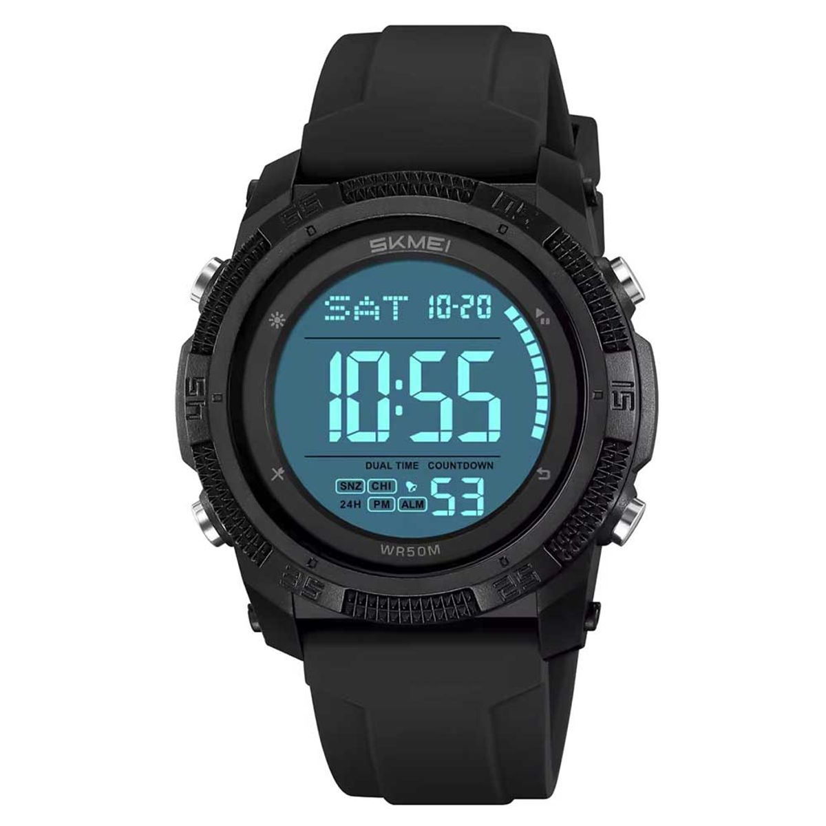 SKMEI - Reloj Skmei Hombre Digital Multifunción Retroiluminado Negro - 2449