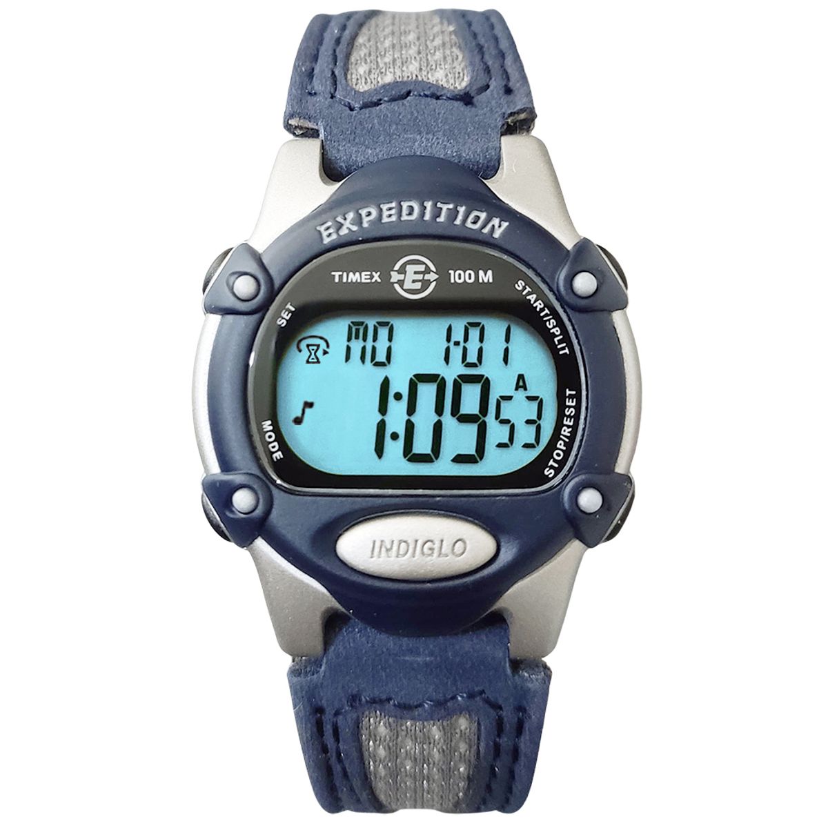 TIMEX - Reloj Timex Unisex Digital IRONMAN Indiglo Multifunción Azul - T48013
