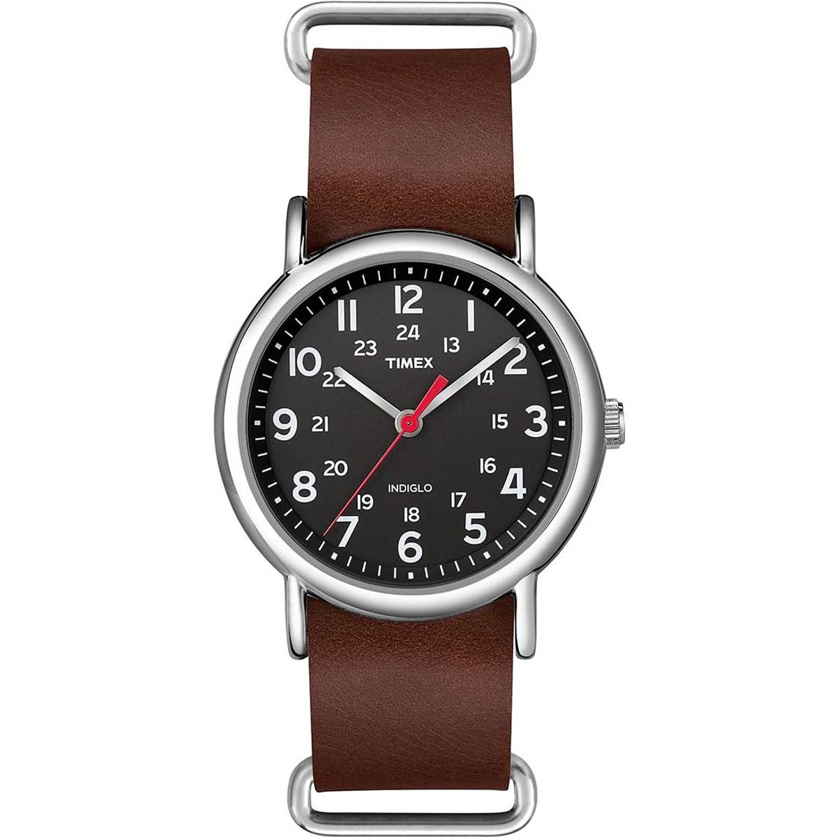 TIMEX - Reloj Timex Hombre Analógico Weekender Indiglo Cuero - TW2R63100