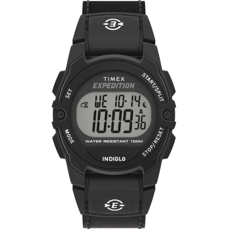 TIMEX - Reloj Timex Unisex Digital Expedition CAT Indiglo Nylon - TW4B28000