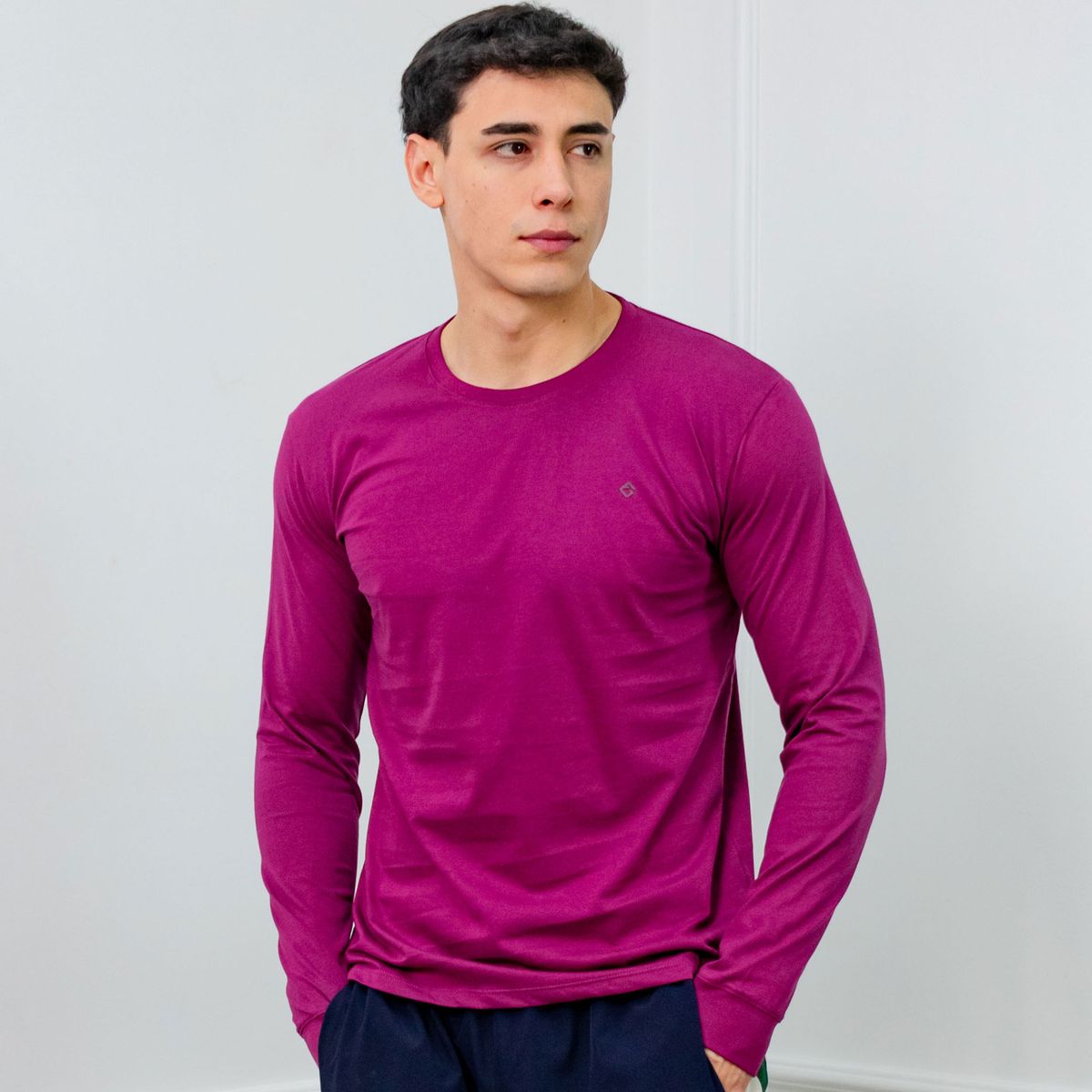 A VANTGARDESTYLE - POLO SLIM FIT CABALLERO ML - JERSEY 100% ALGODON