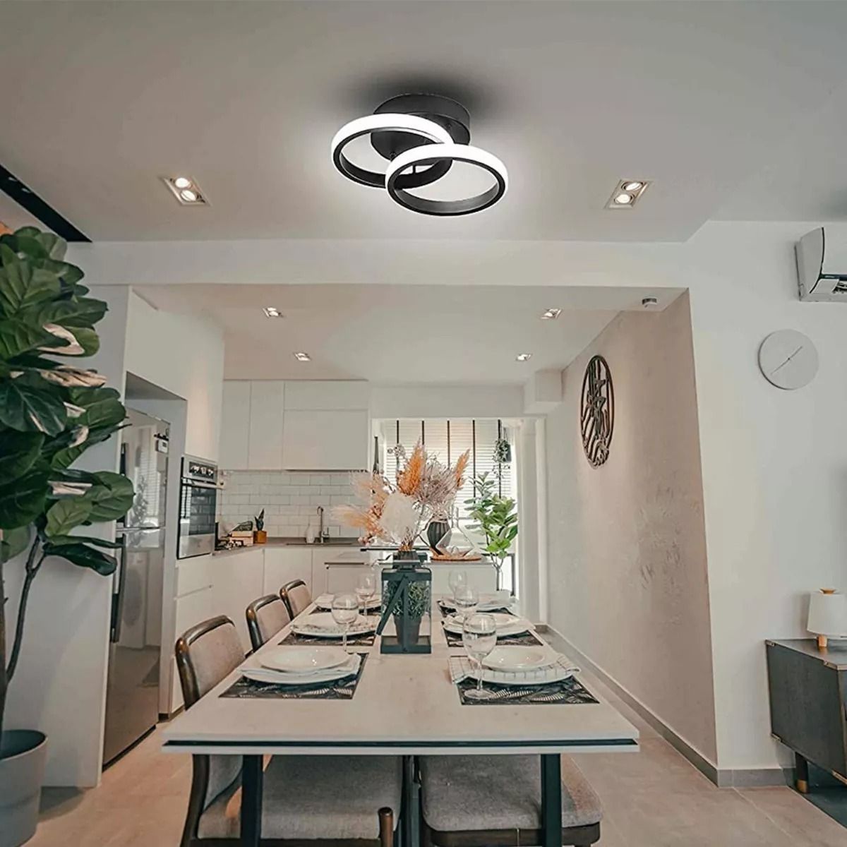 U BUY - Lampara Techo Baño Moderna Led Lámpara De Pared Regulable