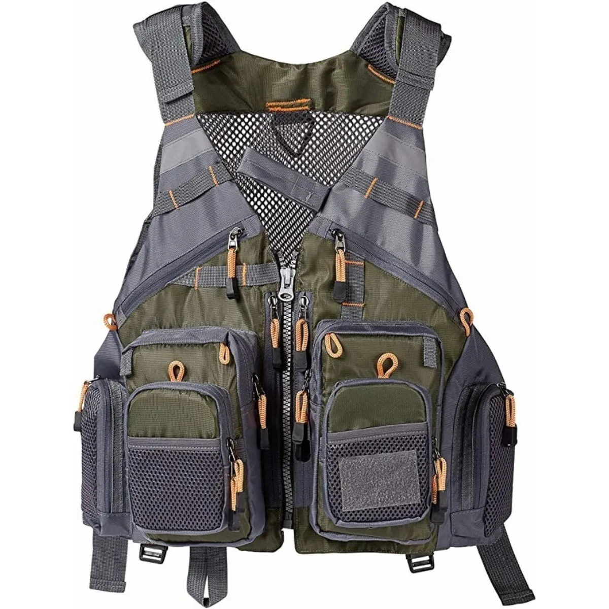 AFVENTURA - Chaleco De Pesca Con Mochila Salvavidas Pescador Mosca