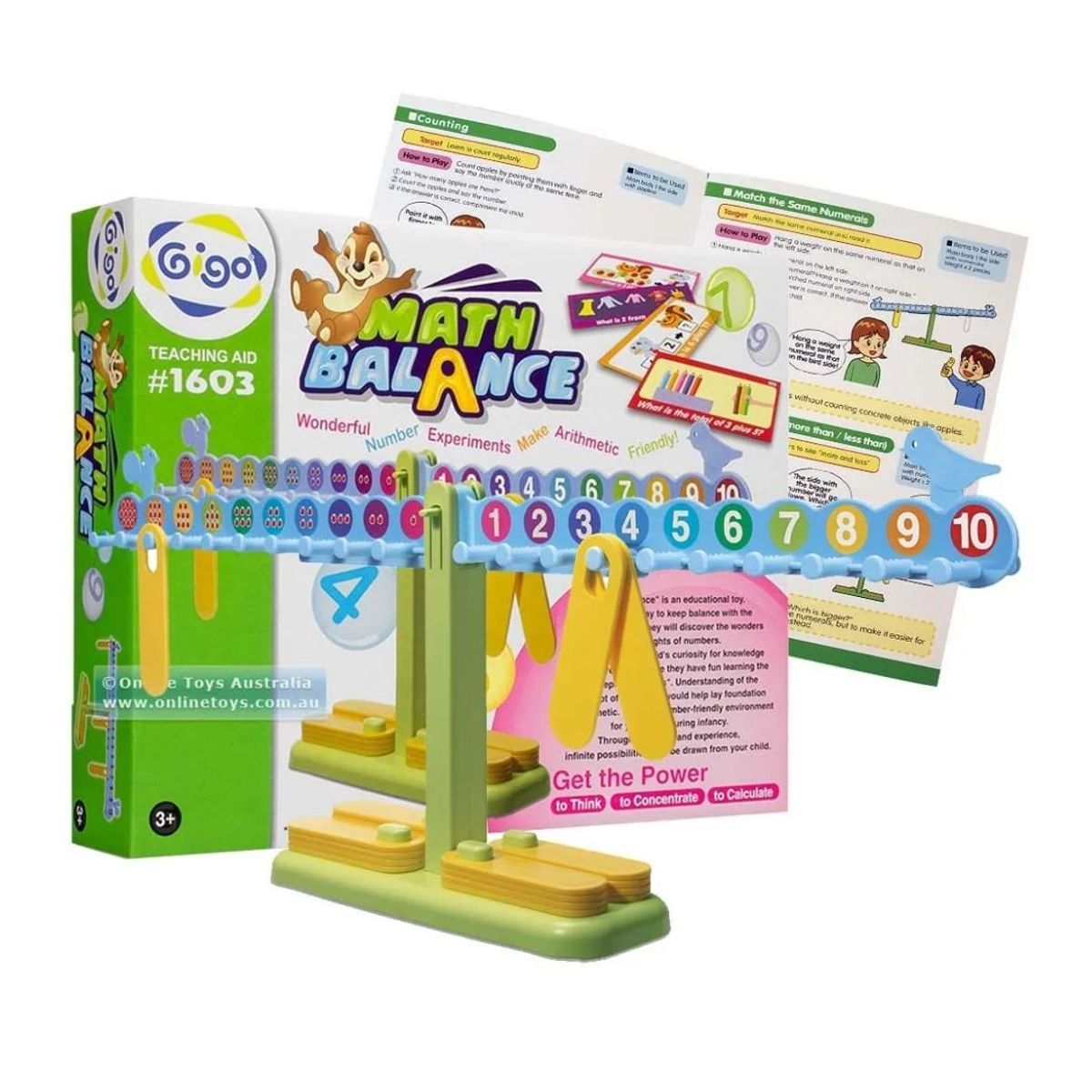 GENERICO - Juego De Mesa Balanza De Numeros