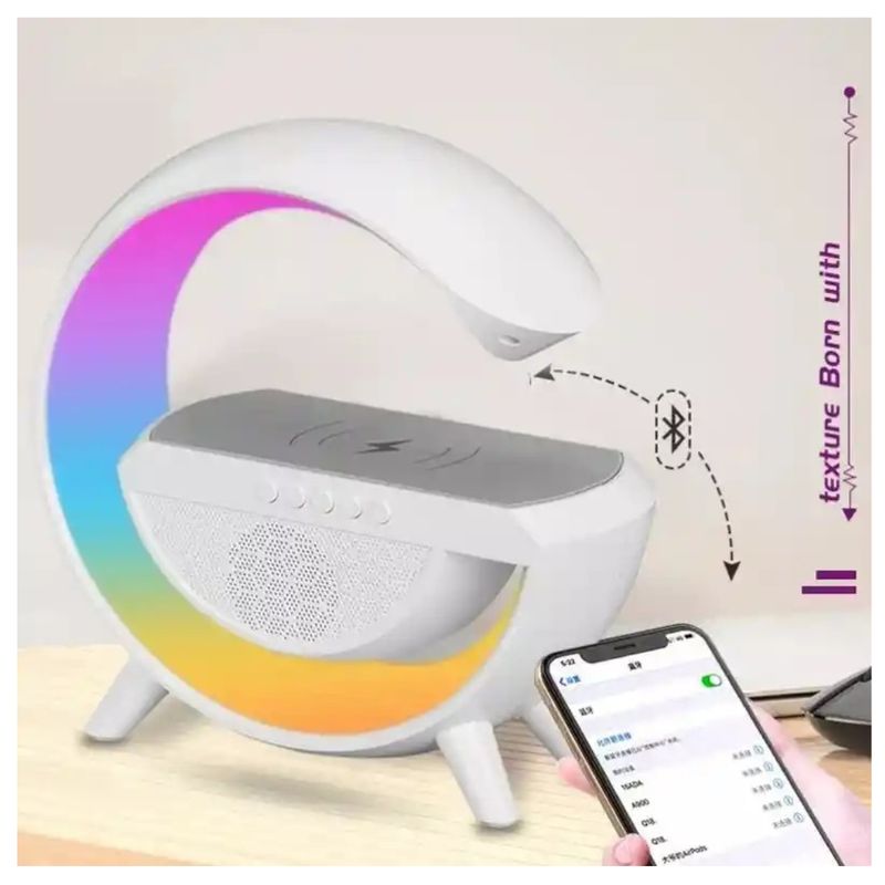 GENERICO - PARLANTE LAMPARA G CON  BLUETOOTH  LUZ RGB
