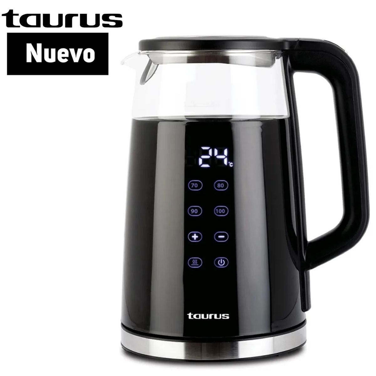 TAURUS - Hervidor Digital 1.7 L. Mod. Neoglass Taurus