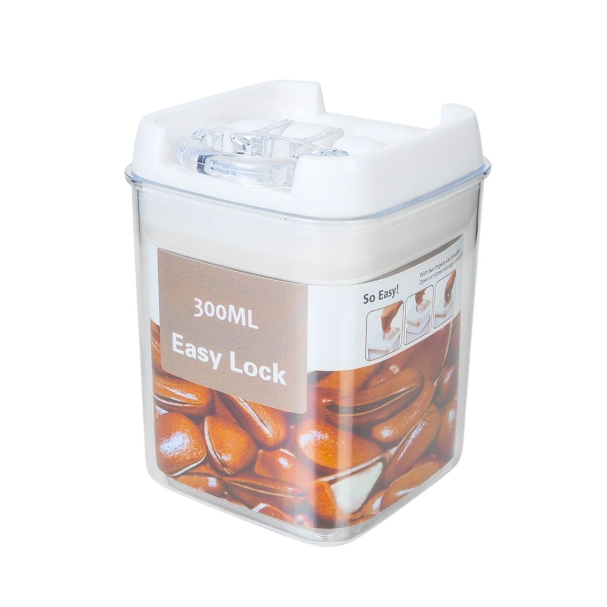 INSPIRA MARKET - Frasco de almacenamiento hermético 300Ml Pack x3