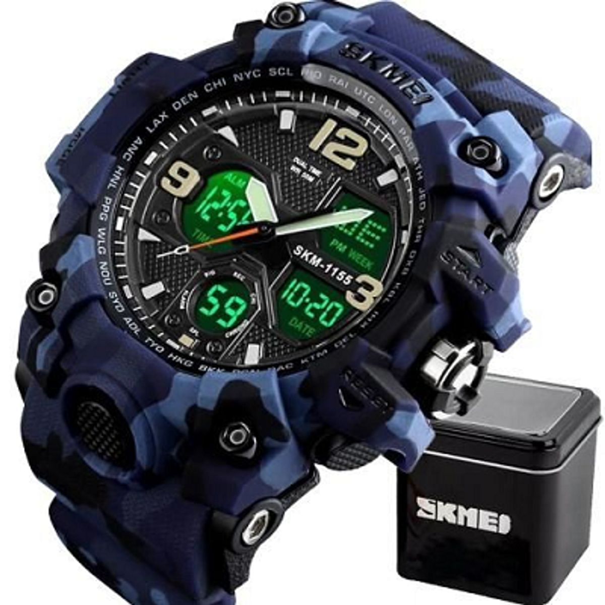 SKMEI - Reloj deportivo Skmei 1155B doble horario