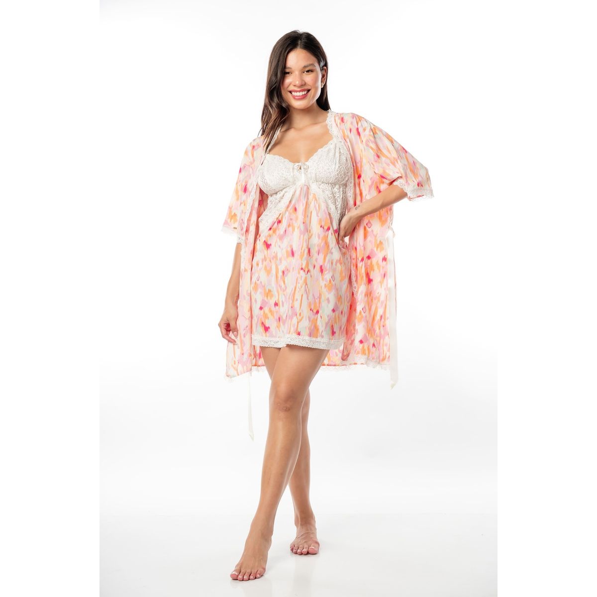 VELA WHITE - Fiorella bata con vestido